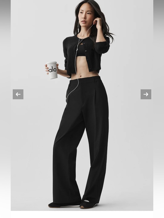 ALO Yoga Pants - NWOT ALO High-Waist Pursuit Trouser. Size M Long.